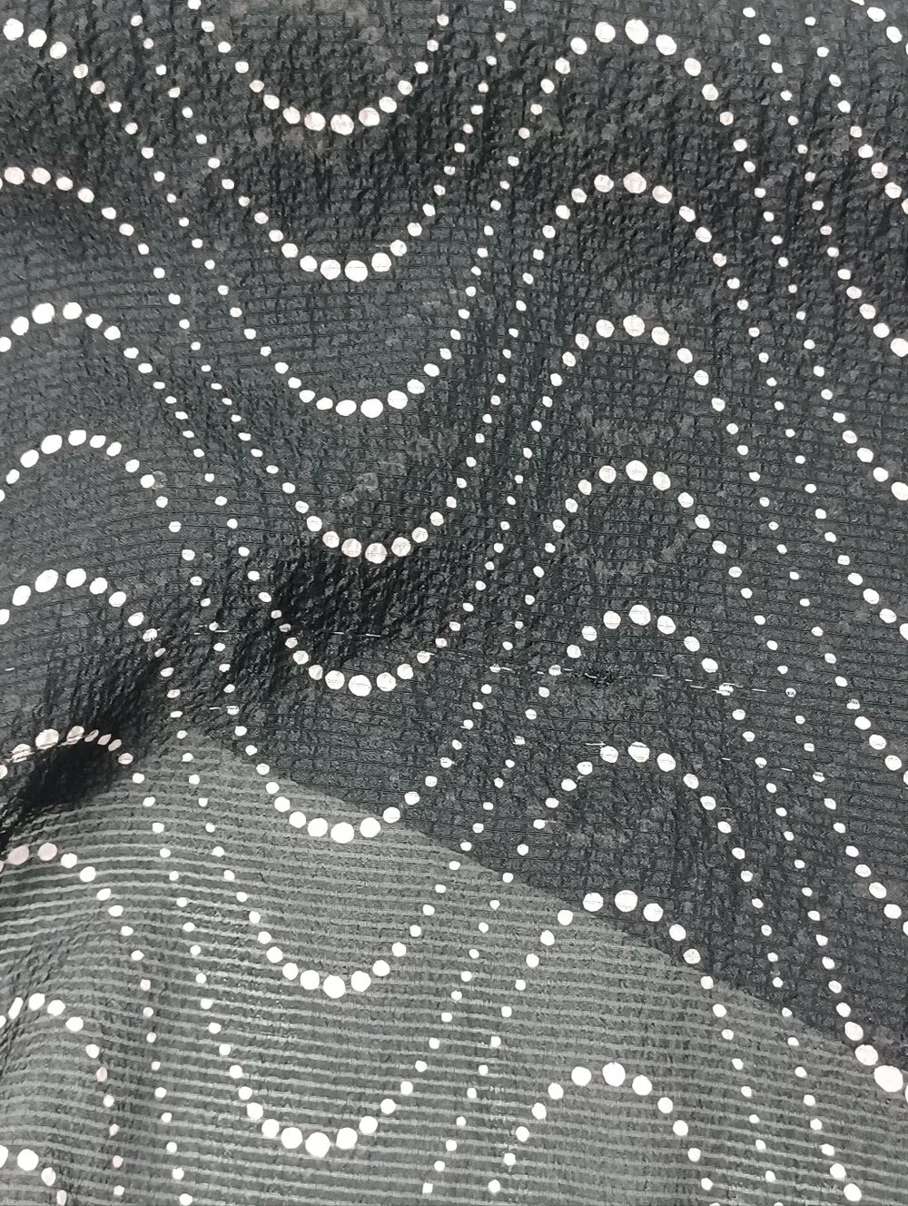 Kate Spade Wavy Dot Silk Midi Dress Size 4 Women Feminine Sleeveless Ruffle